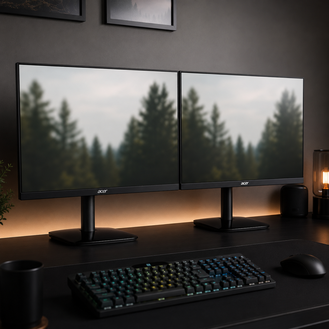 Acer 27 inch FHD IPS monitor, bought as a matching pair for a dual setup